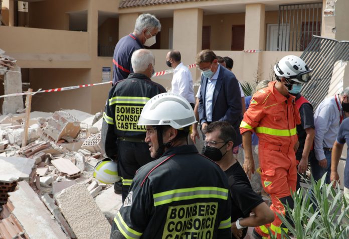 La Generalitat realojará a los afectados por el derrumbe en Peñíscola