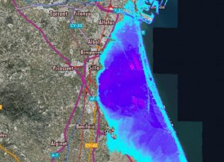 Un visor cartográfico predice la desaparición de la Albufera en 2100