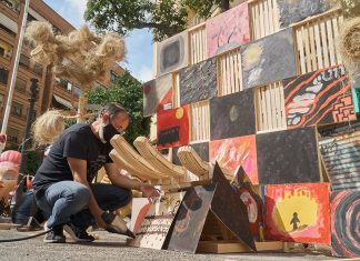 Así es la falla más solidaria de Valencia