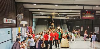 Metrovalencia arranca el servicio 24 horas por Fallas