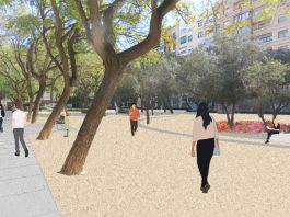 El nuevo jardín urbano del centro de Valencia abrirá en un mes