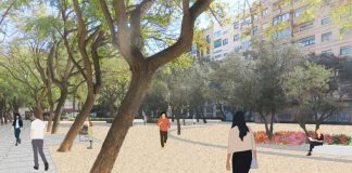 El nuevo jardín urbano del centro de Valencia abrirá en un mes