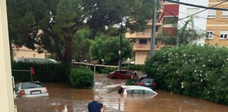 Alerta naranja en Valencia por fuertes lluvias y tormentas con granizo