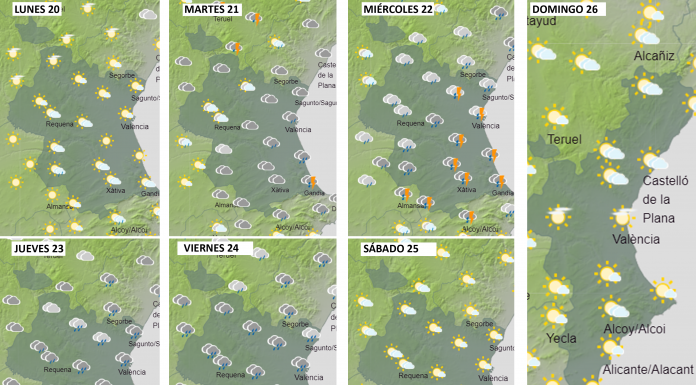 Consulta el tiempo de esta semana en Valencia Consulta el tiempo de esta semana en Valencia