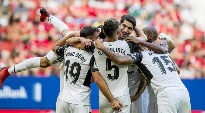 El Valencia CF gana 4 a 1 ante el Osasuna fuera de casa victoria del Valencia CF ante el Osasuna