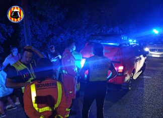 Rescatan a dos niñas heridas tras caer por un barranco de Xàtiva