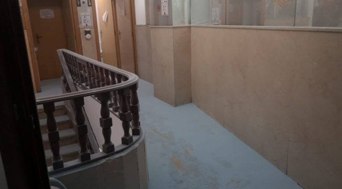 Descargan un extintor en el casal de la Falla Velluters con gente dentro falla els Velluters