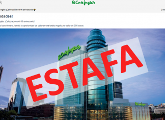 La estafa de las tarjetas regalo de El Corte Inglés vuelve a Whatsapp