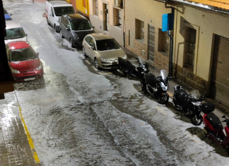 La DANA descarga una fuerte granizada y deja un tornado histórico en la Comunitat Valenciana