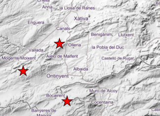 Tres terremotos agitan Valencia en solo una semana