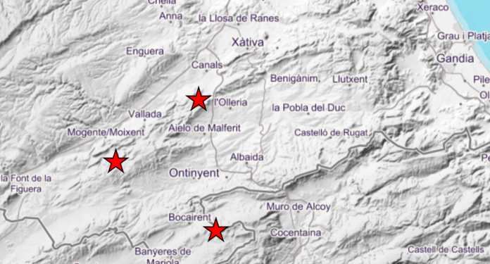 Tres terremotos agitan Valencia en solo una semana