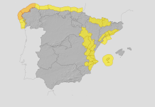 Aemet activa la alerta amarilla en Valencia