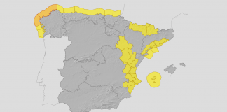 Aemet activa la alerta amarilla en Valencia