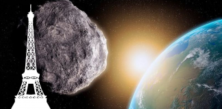 Un asteroide del tamaño de la Torre Eiffel rozará la Tierra en cuestión de días