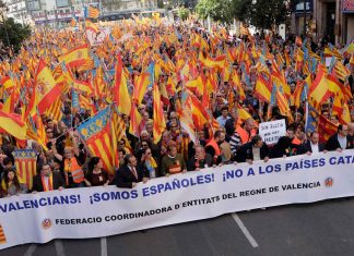 Valencia se moviliza y convoca una gran manifestación para decir "No als Països Catalans"