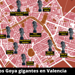 El Ayuntamiento de Valencia instala una docena de bustos de Goya