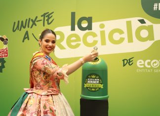 Una comisión fallera ganará una paella gigante por reciclar vidrio