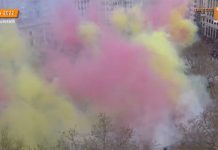 Caballer hace una arriesgada mascletà que lucha contra el viento