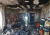Una niña herida al quedar atrapada en el incendio de una vivienda de Valencia