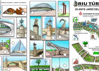 La ruta definitiva para descubrir los 35 puntos clave del Jardín del Turia