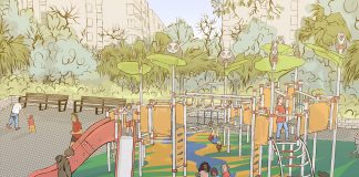 Una conocida plaza valenciana se transformará en un gran parque infantil inspirado en la selva
