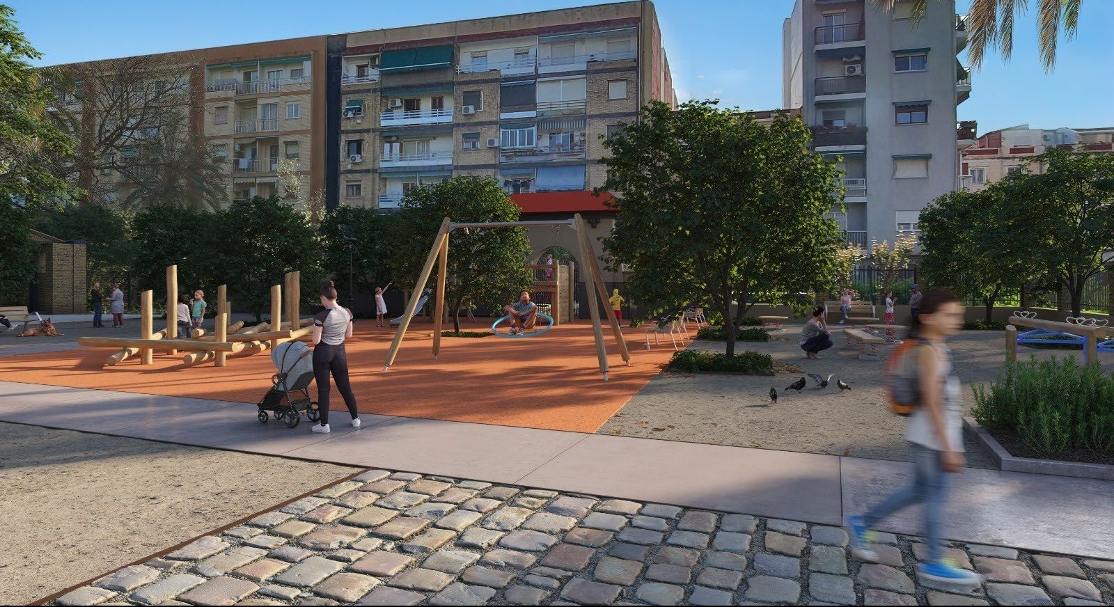 Así será el nuevo parque del barrio de La Cabanyal
