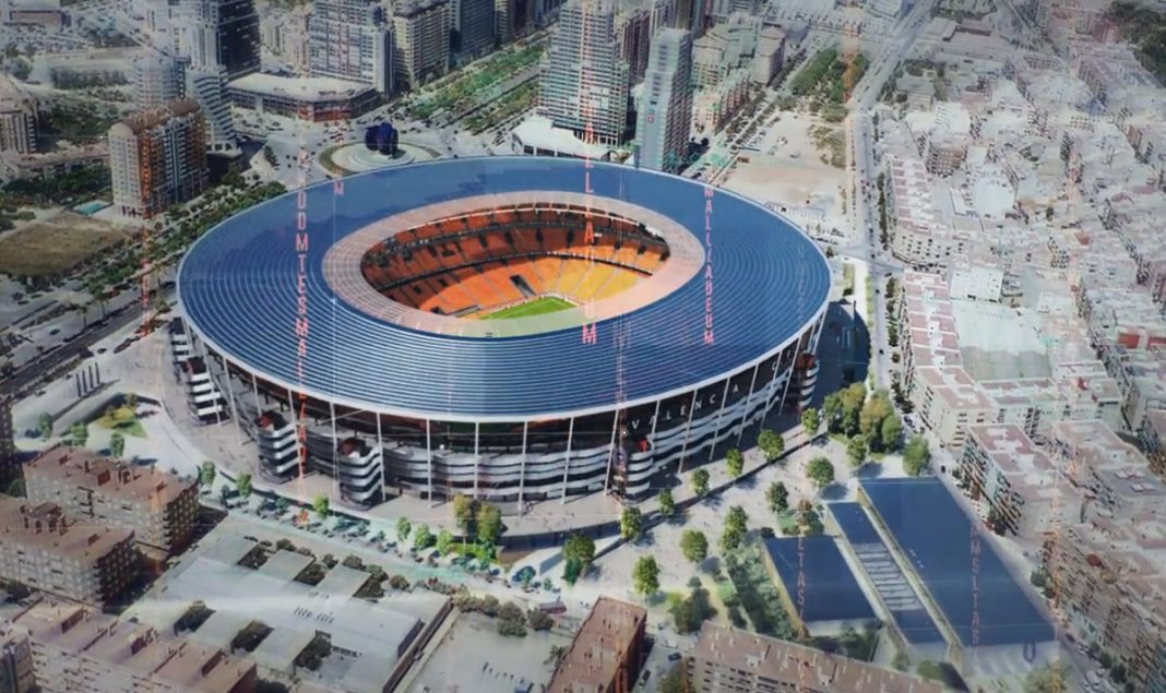 El Nou Mestalla 70 000 Espectadores Cubierta Y 140 Millones