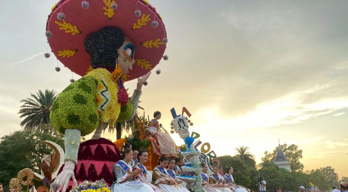 Casi dos millones de clavelones ponen color a la Batalla de Flores