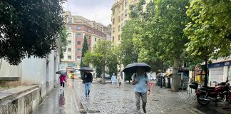 Una borrasca dejará una semana de intensas lluvias, frío y nieve en Valencia