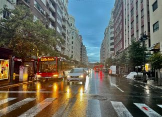 Valencia en alerta por lluvias y tormentas de hasta 60 litros en 12 horas