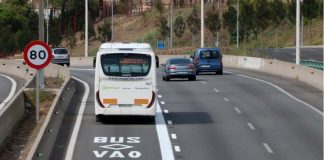 El primer carril bus de la comunidad valencia entra en funcionamiento