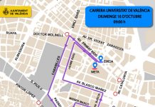 Estas son las calles cortadas y el recorrido de la X edición de la Carrera Universitat de València