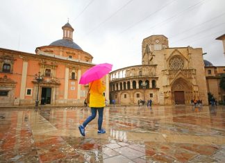 Regreso de lluvias y frío a Valencia este fin de semana