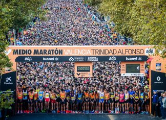 Valencia se cierra al tráfico este fin de semana por el Medio Maratón: calles cortadas y horarios