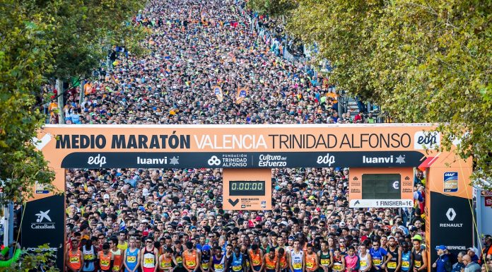 Valencia se cierra al tráfico este fin de semana por el Medio Maratón: calles cortadas y horarios