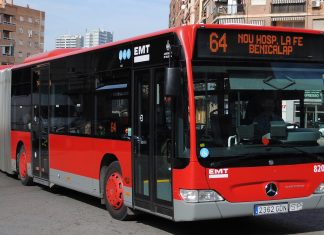 La EMT crea cinco nuevas paradas de autobús en Valencia