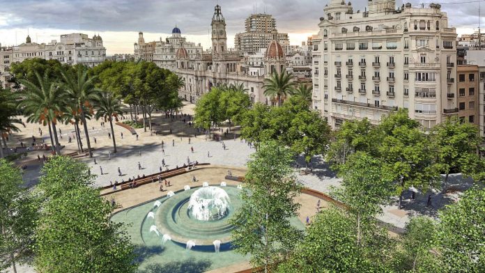 Valencia encarga el diseño de la Plaza del Ayuntamiento: un proyecto simplificado que se hará por fases