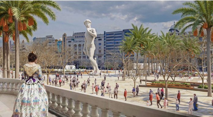 El nuevo diseño de la Plaza del Ayuntamiento de Valencia llegará tras las Fallas