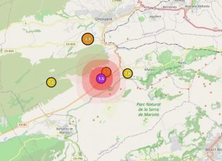 Seis terremotos agitan Valencia