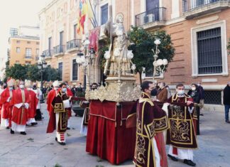 La procesión de San Vicente Mártir volverá a recorrer el centro de Valencia este fin de semana