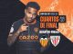 El Valencia CF se medirá contra el Athletic Club en los cuartos de final de la Copa del Rey