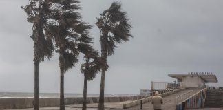 Un viento huracanado y heladas en el interior encienden la alerta naranja en la Comunitat Valenciana
