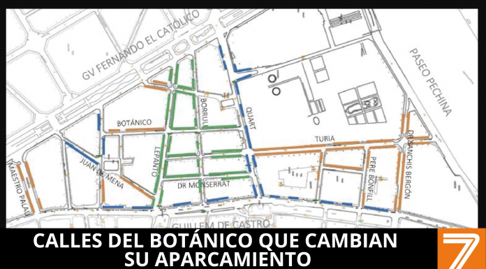 El barrio del Botánico transforma su aparcamiento: las tres zonas, precios y horarios El barrio del Botánico transforma su aparcamiento: las tres zonas, precios y horarios