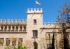 Detienen a un joven por grafitear la Lonja de Valencia con mensajes antisemitas Detienen a un joven por grafitear la Lonja de Valencia con mensajes antisemitas