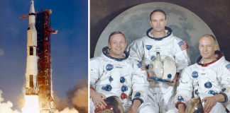 El Apollo 11 aterriza en Valencia con con Neil Armstrong y Buzz Aldrin
