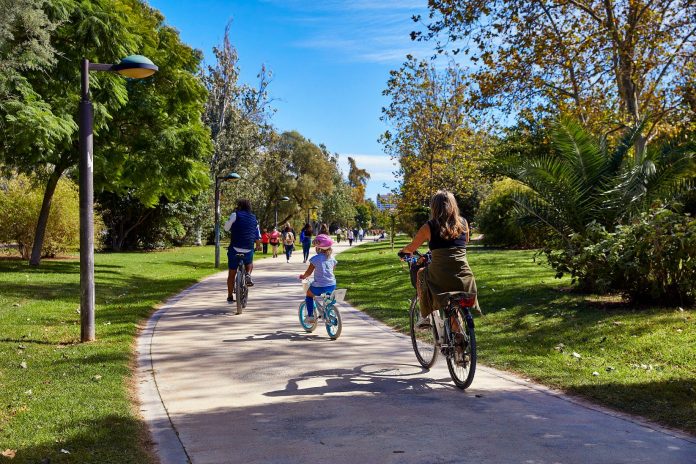 Valencia estrenará un nuevo camino para ciclistas y peatones en el Jardín del Turia