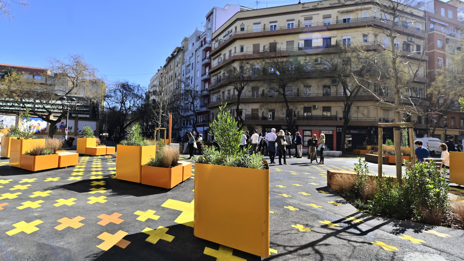 Valencia inaugura la primera supermanzana de la ciudad