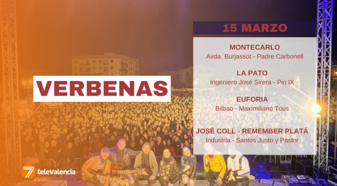 Las mejores verbenas de Fallas para este 15 de marzo Las mejores verbenas de Fallas para este 15 de marzo