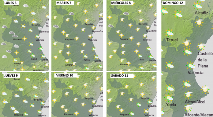 Temperaturas de 30 grados en Valencia en vísperas de Fallas Consulta el tiempo de esta semana en Valencia