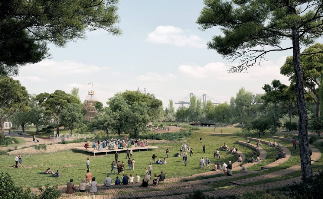 El Parque de Desembocadura tendrá un gran bosque urbano y un nuevo Gulliver